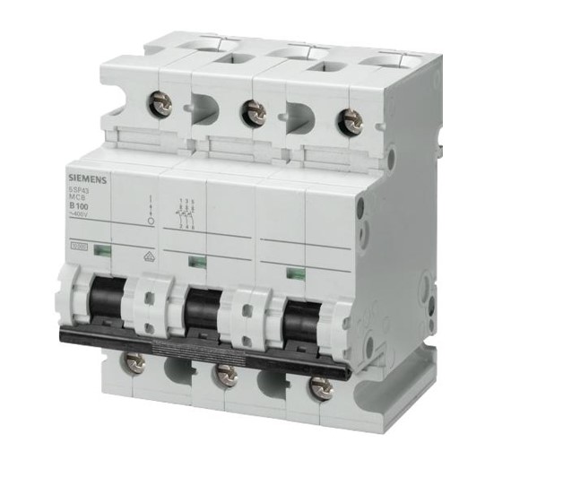 Interruttore Automatico Miniaturizzato 400 V 10kA, 3 poli, C, 80 A, D=70 mm - SIEMENS 5SP43807