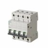 Interruttore Magnetotermico 4P C 10A Icn 4500A, Icu 6kA - SIEMENS 5SY34107