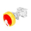 Interruttore Rotativo da quadro, Comando, Manopola rossa, 4P 5M EN50022 63A IP65 - GEWISS GW70008