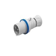 Spina Mobile Diritta IP44/54 2P+T 16A 200-250V 50/60hz Blu 6H Cablaggio a vite - GEWISS GW60004H