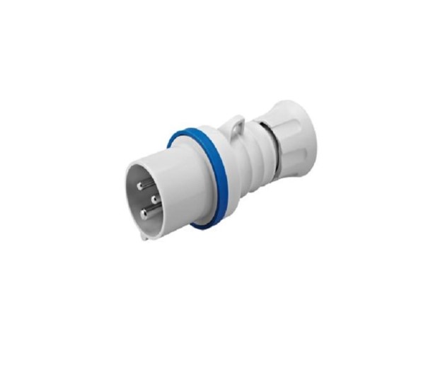 Spina Mobile Diritta IP44/54 2P+T 16A 200-250V 50/60hz Blu 6H Cablaggio a vite - GEWISS GW60004H