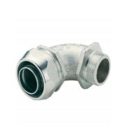 Raccordo Metallico per guidacavi metallo plastici Serie 2000 Metal 90 gradi Filettatura ISO Diametro guidacavo interno 50,5mm Filettatura M63x1,5 - BTICINO 82349