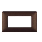 Placca Livinglight 2 Moduli, Acciaio scuro, Materiale metallo - BTICINO L4802LCA