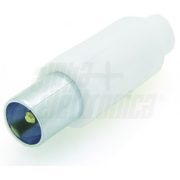 Spina coassiale per TV Ø9,5mm - ALPHA ELETTRONICA 53-8