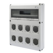Quadro Q-DIN 20 Moduli 8 Flange iec 16/32A IP44/67 - GEWISS GW68013N