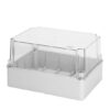 Cassetta Derivazione Coperchio Alto Trasparente, IP56, Dimensioni interne 300x220x180 mm, pareti lisce - GEWISS GW44439