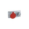 Presa Fissa Interbloccata Orizzontale 3P+T 16A 380-415V 50-60Hz 6h IP44 - PALAZZOLI 493136