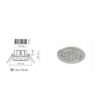 Faretto 7x1W Orientabile Bianco Freddo - STONE 1031/7BIGB