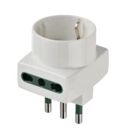 Adattatore SP S17 2 P17/11 + P30, Bianco - MC ELETTRICI 26732N