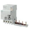 Blocco Differenziale, a 4 poli, tipo AC, In: 63 A, 30 mA, Un AC: 400 V, per 5SL4 - SIEMENS 5SM23460