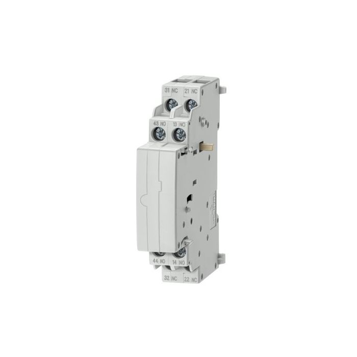 Contatto Ausiliario Laterale morsetto a vite 2 NO+2 NC per interruttore Taglia S00-S3 - SIEMENS 3RV19011J