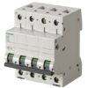 Interruttore Magnetotermico 400V 6kA, 4 poli C, 4A - SIEMENS 5SL64047BB
