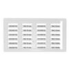 Tessera Tubetto Cavi LUX Bianco 15x4 mm 2400 pz - GRAFOPLAST SI2K02W/15NMC