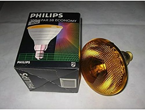 Lampada Incandescenza PAR38 80W PAR38, Gialla - PHILIPS 80PAR38FLGI