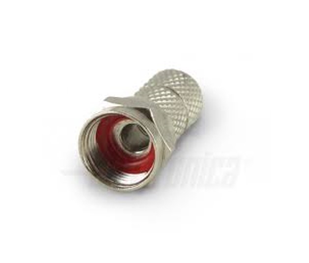 Spina F ad avvitare per cavo Ø5,0mm (Ø4,6mm) No O-Ring - ALPHA ELETTRONICA 86-015S