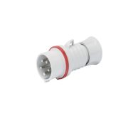 Spina Mobile Diritta HP IP44 IP54 3P+T 16A 380-415V 50/60HZ Rosso 6H - GEWISS GW60008H