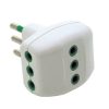 Adattatore Triplo Spina Italiana 2P+T 10A - FANTON 82200