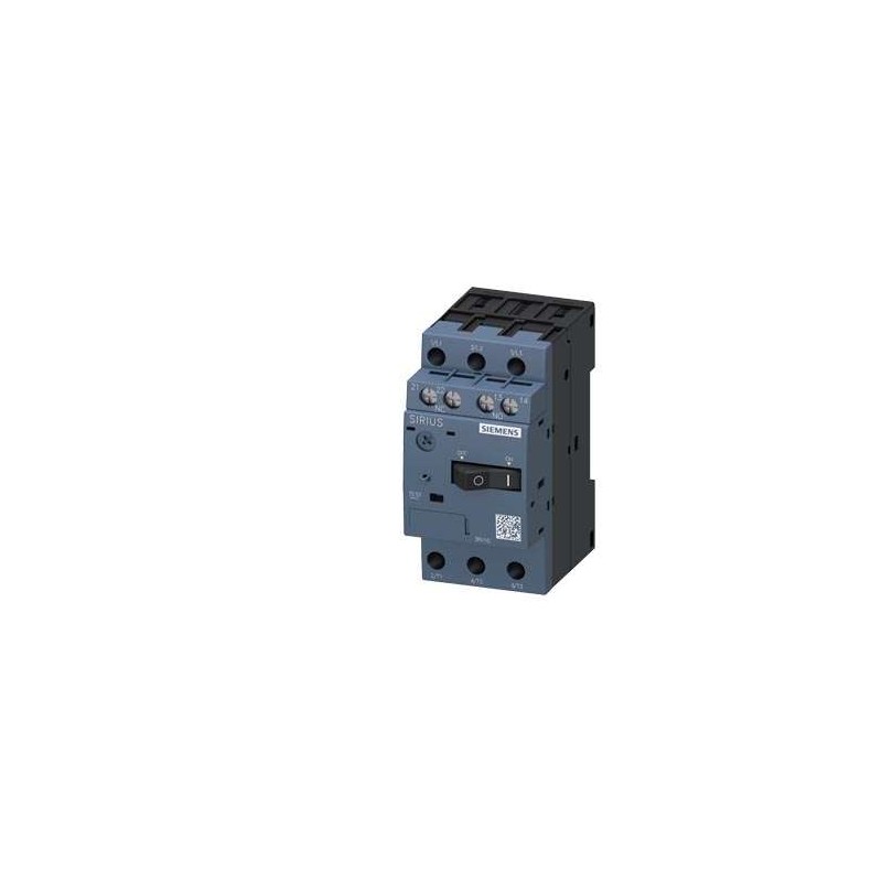 Interruttore Taglia S00 per protezione motore, CLASSE 10 sganciatore A 4,5-6,3 A sganciatore N 82 A Morsetto a vite - SIEMENS 3RV10111GA15