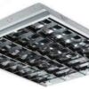 Lampada Plafoniera 4x18W INC 418 RE J Tubo T8 Attacco G13 IP20 - BEGHELLI 70201RE