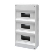 Centralino Protetto Senza Porta Pareti con centrini di foratura predisposto per alloggiamento morsettiere IP40 36 Moduli (12x3) - GEWISS GW40032