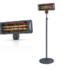 Riscaldatore Elettrico Kaloreasy Raggi Infrarossi Ambienti Interni/Esterni 230V-50Hz 1000-2000W - FANTINI COSMI AP6457+AP6458