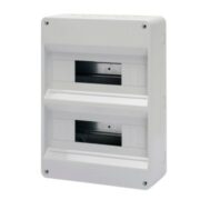 Centralino Protetto Senza Porta Pareti con centrini di foratura predisposto per alloggiamento morsettiere IP40 24 Moduli (12x2) - GEWISS GW40030