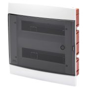 Centralino Da Arredo Da Incasso Predisposto per Alloggiamento Morsettiere Bianco Latte 24 Moduli - GEWISS GW40233TB