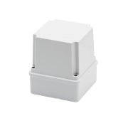 Cassetta Scatola di derivazione con coperchio alto a vite IP56 Dimensioni 100x100x120 mm Pareti Lisce - GEWISS GW44214
