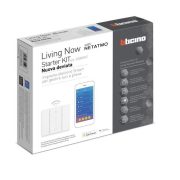 Starter kit Living Now videocitofonico per controllo luci tapparelle e prese elettriche - BTICINO K3010KIT