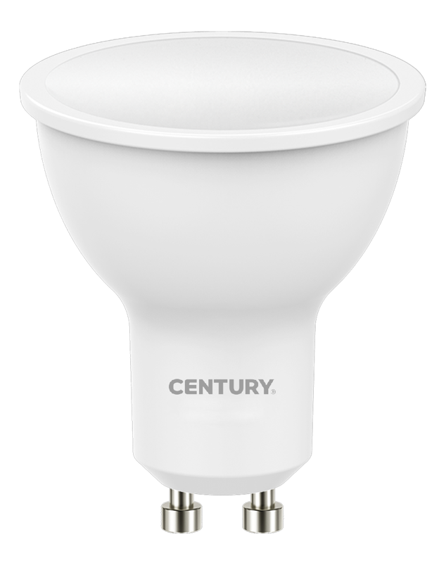 Lampada LED Spot Potenza 7W Attacco GU10 Luce fredda 6500K 600Lm - CENTURY K2T7LED-071060