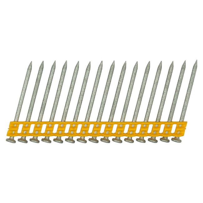 Scatola Set 1005 Chiodi Zincati Standard 2,6 x 35 mm, Cemento Calcestruzzo, Assemblati In Strisce Da 15 - DEWALT DCN8901035