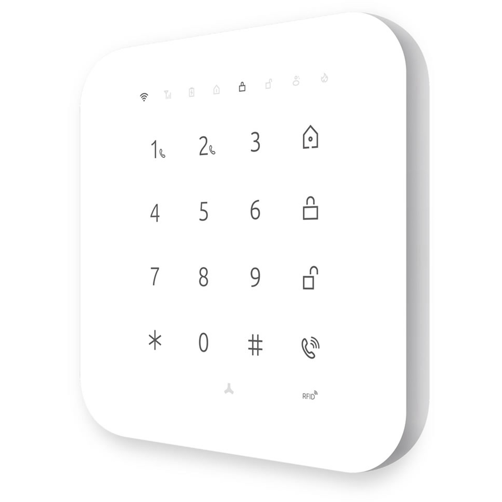 Bravo Sistema Allarme Wi-Fi 4G FHSS Centralina Smart Life Sirena Integrata 105 dB Kit Completo con Sensori Porta/Finestra, Movimento, Telecomandi e RFID - VARIO 92902942