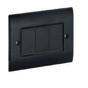 PC 83 A Placca Copriscatola per canali TBA-TBN-TCN, Nero Ardesia - BOCCHIOTTI B04302