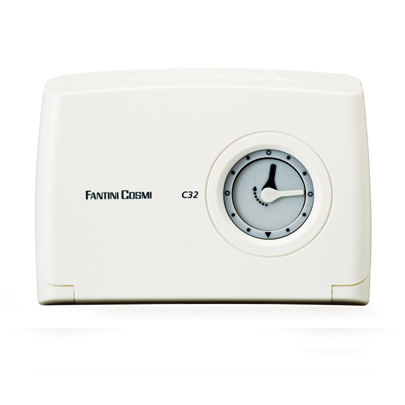 Cronotermostato Giornaliero Con Orologio Meccanico A Cavalieri, Intellitherm, A Batterie - FANTINI COSMI C32