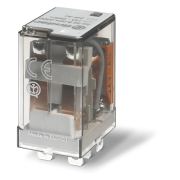 Relè Di Potenza Serie 56, 2 Poli, 12A, Dpdt, Bobina 24v Cc, Montaggio Su Flangia - FINDER 563290240000