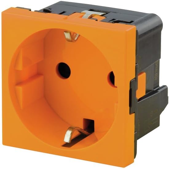Inserto Schuko Power grande, Tipo F, Femmina, FrontCom, DE, arancione - WEIDMULLER 1554000000