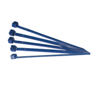 Elematic Fascette Rilevabili Detectable PA6.6 200 x 3,5, Blu (100 PEZZI) - ELEMATIC 5214CDT