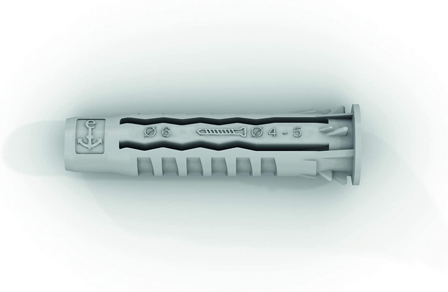 Secchiello Box Kit 350 Tasselli Universali TX6 Nylon 6X30 mm Vite 4,5x40 mm - ETELEC TAK300