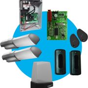 Kit Ati Cancello Battente A3000, Quadro Comando 002ZA3P, Anta fino a 3 Metri e 400 Kg peso - CAME 001U7090