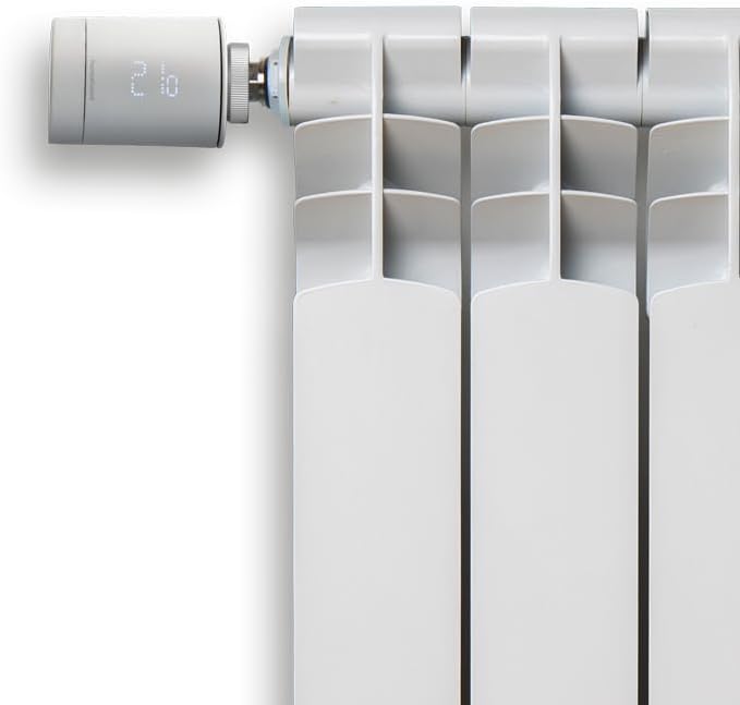 Testina Termostatica Radio Termoregolazione Radiatore Wifi, M30x1,5, LoRa Ampio raggio, Bianco - FANTINI COSMI O70RL