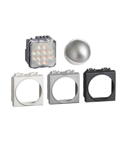 Lampada Spot Orientabile 2.8W 360°, Living Light 2 Moduli, 70 Lumen - BTICINO LN4360