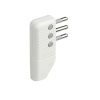 Kit Spina Corner a squadra 2P+T 16A salvaspazio, Bianco - BTICINO S2468TAE