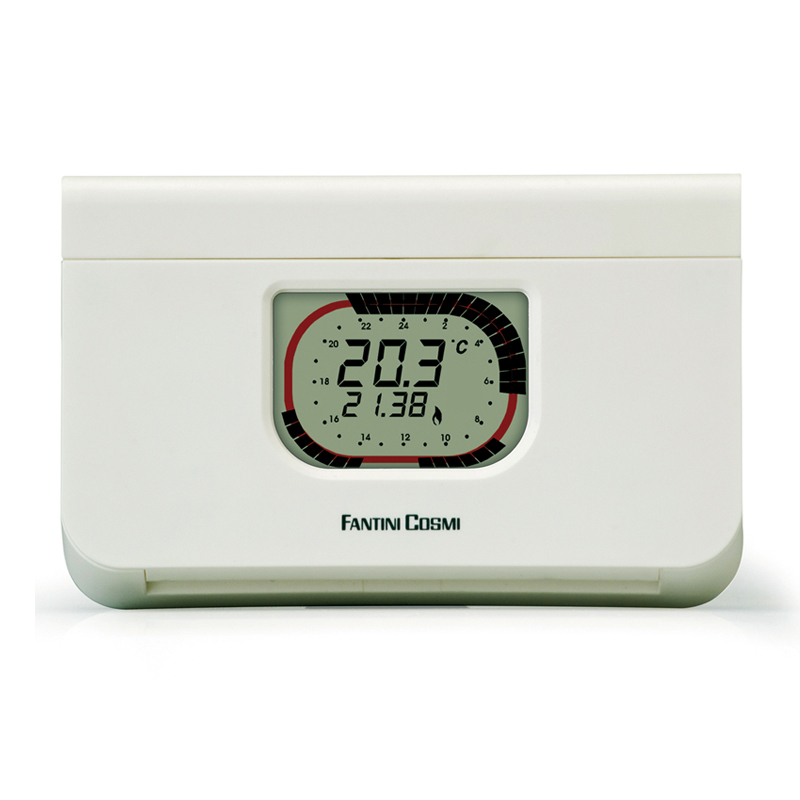 Cronotermostato Intellitherm Giornaliero, con regolazione a manopole, 5(3)A 250Vca, Bianco - FANTINI COSMI C68