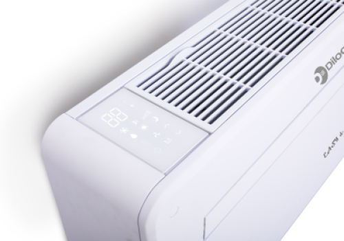 Diloc Condizionatore Senza Unità Esterna, Easy Design 14 HP, Caldo-Freddo, 10000 Btu, R-290, Wi-Fi Integrato, 39 dB, 520 m3/h - NAICON D.EASYDESIGN14HP