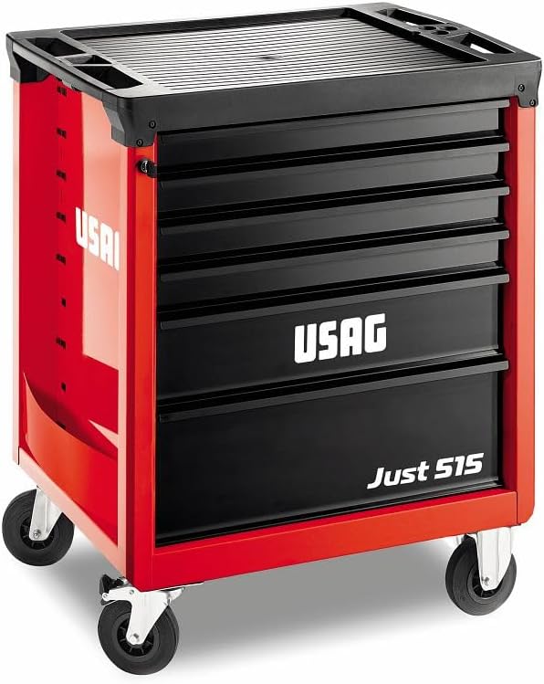Carrello Portautensili 515 J6V a 6 Cassetti Vuoto, Guide Telescopiche, Serratura Centralizzata, Portata 700 kg - USAG U05150106