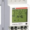 Interruttore Crepuscolare Astronomico Temporizzato Memo AST1, Giornaliero/ Settimanale, 2 Moduli, Controllo Remoto Smartphone App NFC - VEMER VE344800