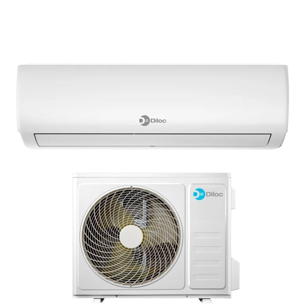 Diloc Climatizzatore Split Wifi IONIO, 24000 BTU, 7 Kw, 40 Db, 1000 m3/h, R32, Alexa Google Assistant, Voice Control A+++ - NAICON D.IONIO24000
