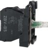 Elemento Luminoso Ø22, Led Integrato Giallo, 24 V - SCHNEIDER ZBVB5