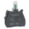 Elemento luminoso Ø22 LED integrato rosso 24 V - SCHNEIDER ZBVB4