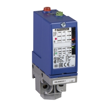 Pressostato XMLB 70 bar Differenziale regolabile 2 soglie 1 C/O - SCHNEIDER XMLB070E2S11